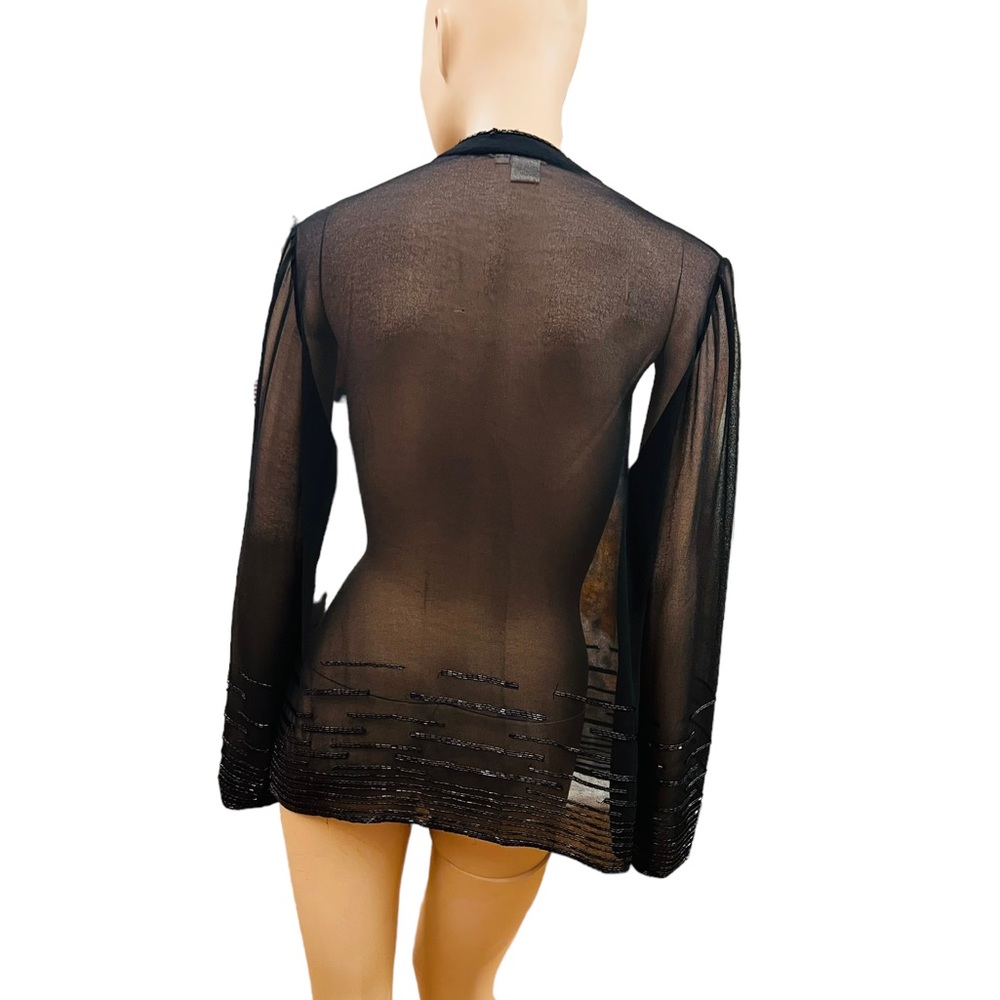 New Without Tag Cache Vintage Cape Size M Sheer B… - image 3